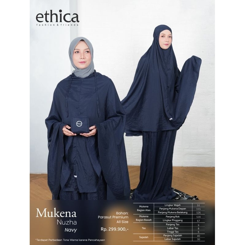 MUKENA DEWASA MINI NUZHA BY ETHICA HIJAB