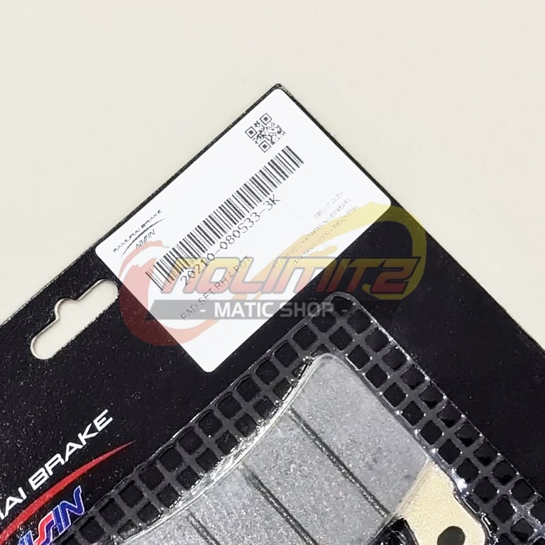 Kampas Rem Nissin Samurai Brake Pad 4 Piston Kanan