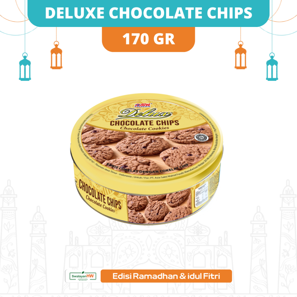 

DELUXE CHOCOLATE CHIPS COOKIES 140GR I ED 05/2026