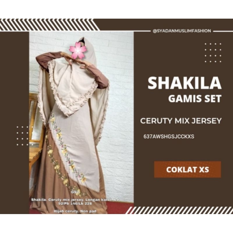 Gamis Set Shakila Ori by Shakila