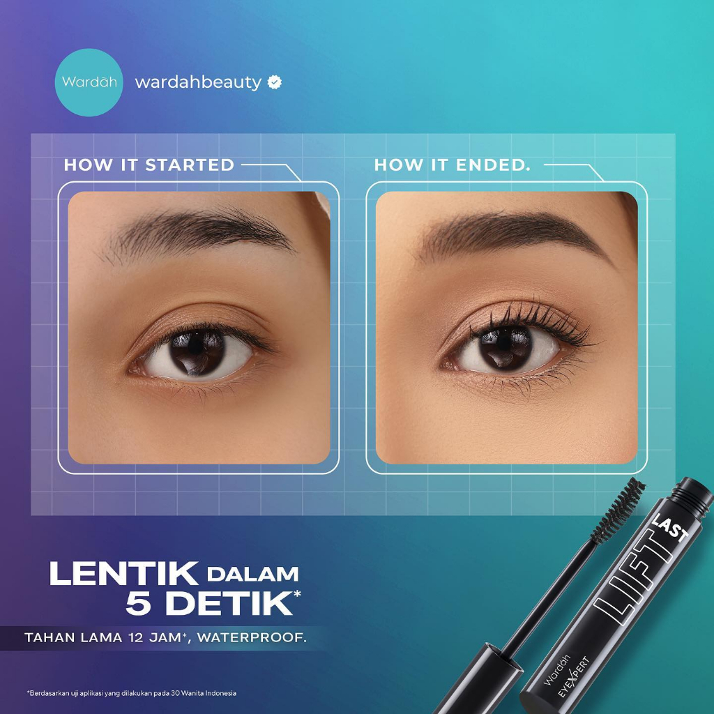 Wardah EyeXpert Liftlast Waterproof Mascara 8 ml