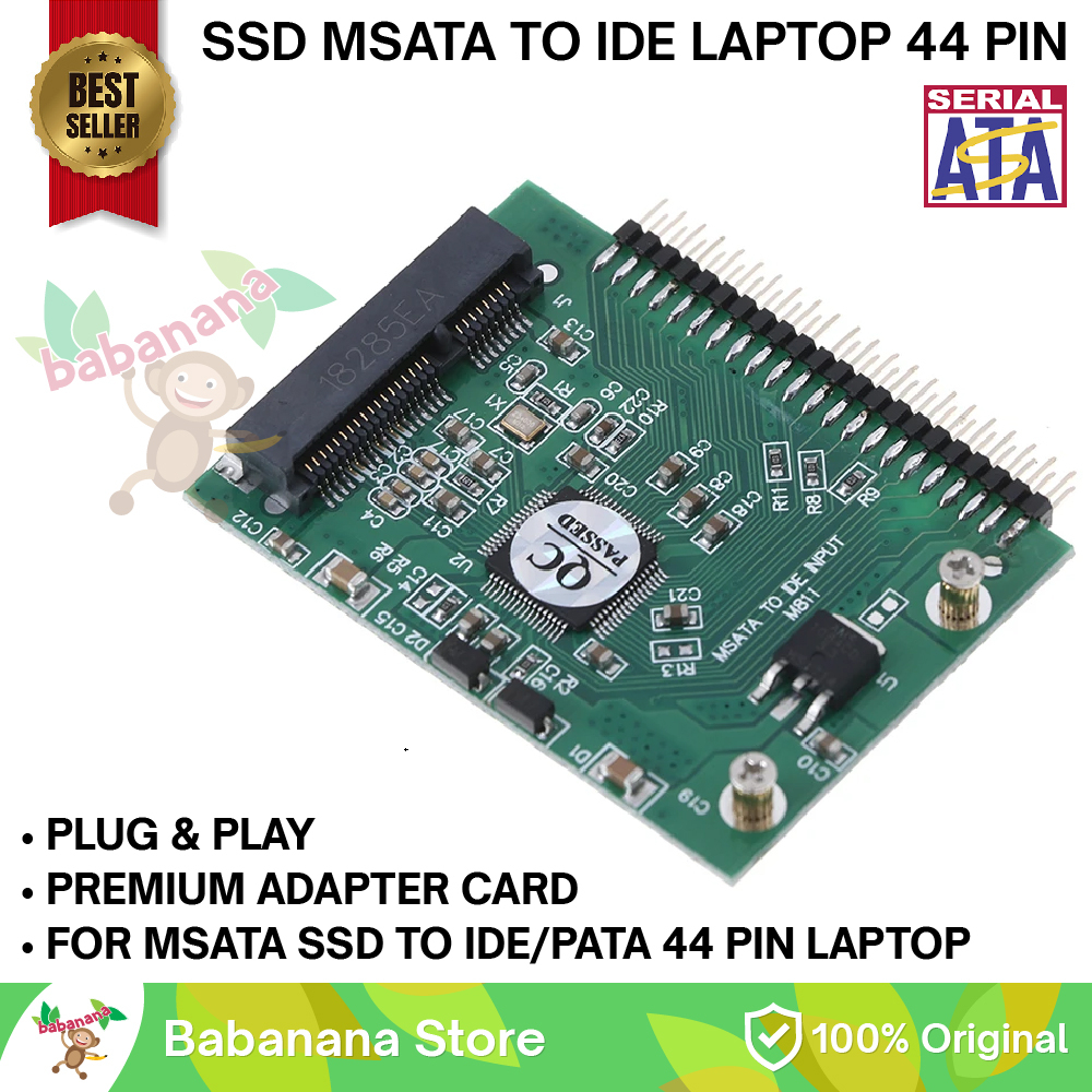 Adapter MSATA to PATA IDE 44 PIN For Laptop Card Hub M SATA Converter