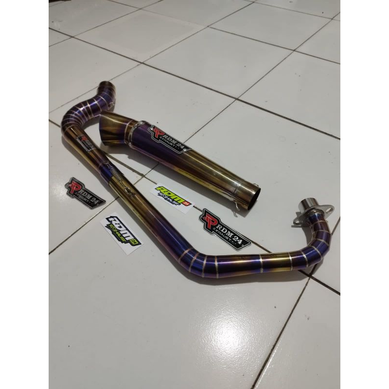 knalpot Vixion kobra step std original