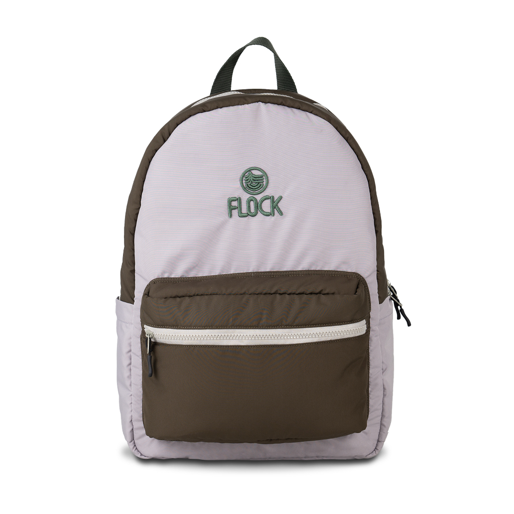 (New Product) FLOCK Two-Color Puffy Backpack - Dust