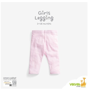 VELVET Baby Girl Legging POLOS MOTIF Bayi Anak