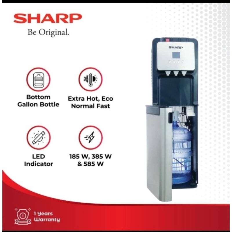 Dispenser Sharp Digital Galon Bawah SWD 88EHL SL