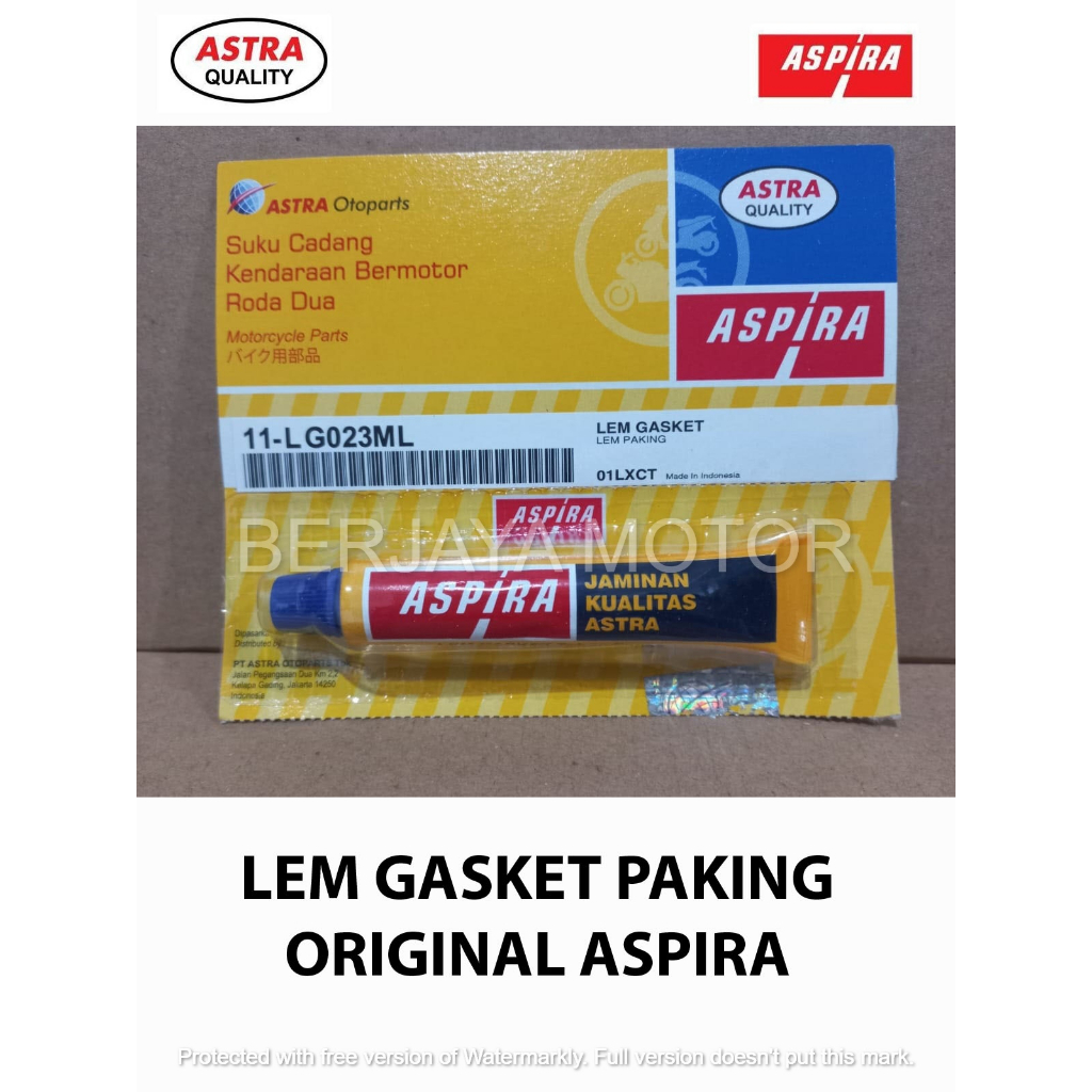 LEM GASKET TAHAN PANAS PAKING AUTO SEALER ASPIRA 23 ML