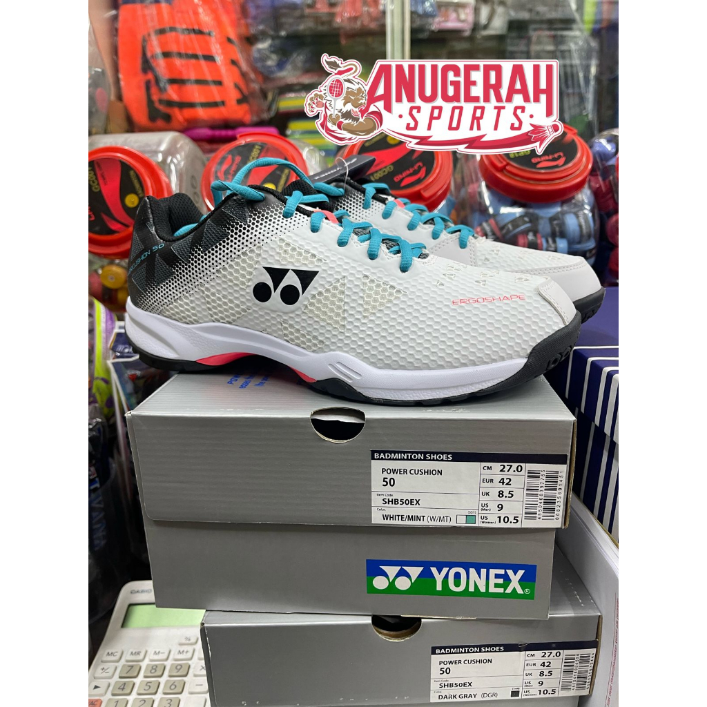 Sepatu Badminton YONEX POWER CUSHION 50 / SHB 50 EX (Size 35 - 39) ORIGINAL