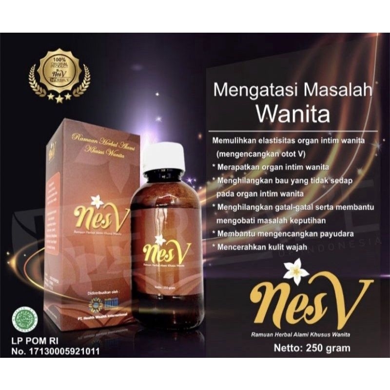 NES V Original HWI Obat Keputihan | NES-V Perawatan Miss V 100% ORIGINAL