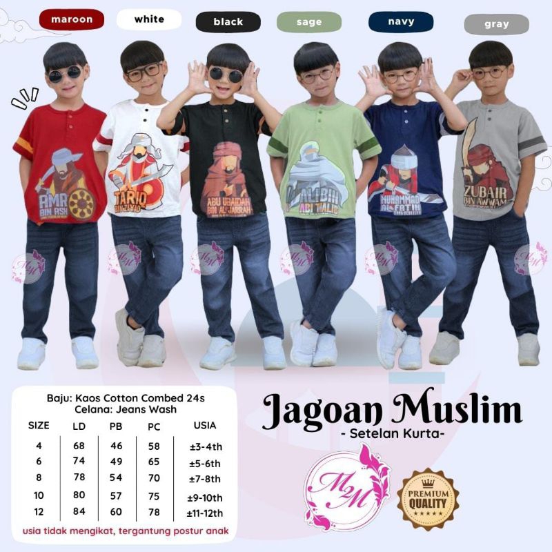 JAGOAN MUSLIM SET KIDS