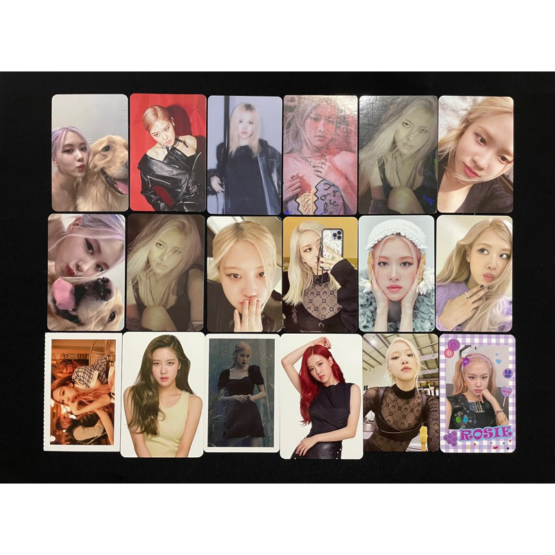 PHOTOCARD PC ROSE BLACKPINK MISE SN SPRING EDITION V2 SPRINGED WELCOMING COLLECTION 2019 ALBUM BORNP