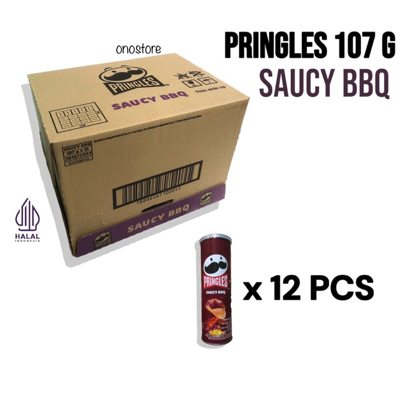 

Pringles 102 gram Saucy BBQ 1 Dus