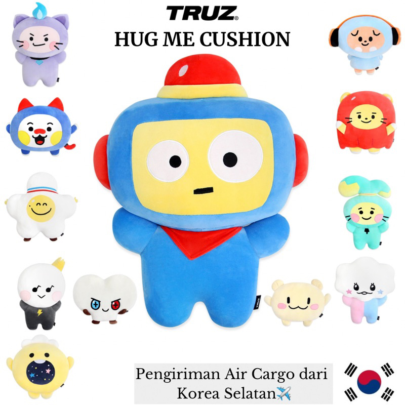 🇰🇷 Official Truz Hug Me Cushion Treasure Teume Doll Boneka Jumbo Korea