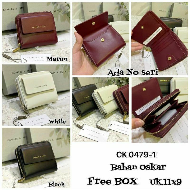 New Dompet C*K Zipper Kombi Flip Mini Free Box Importt Semprem