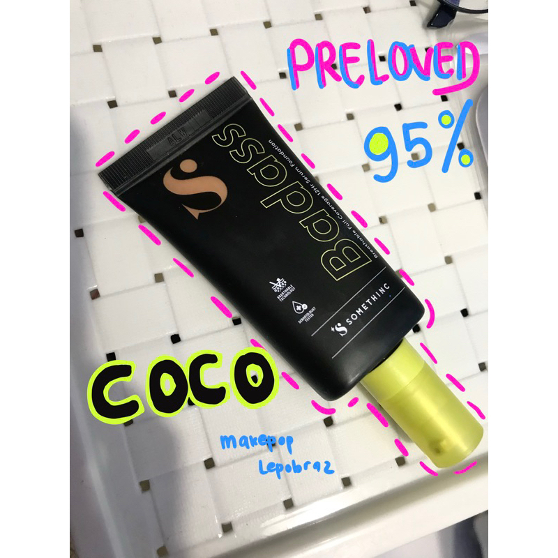 [PRELOVED] SOMETHINC BADASS BREATHABLE FULL COVERAGE SERUM FOUNDATION (COCO)