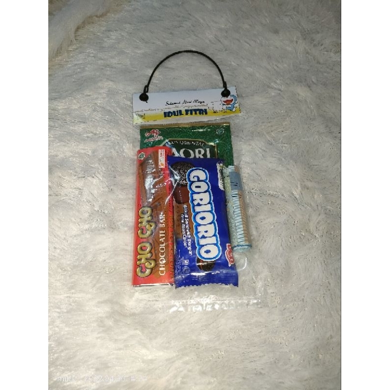 

kemasan bingkisan snack THR