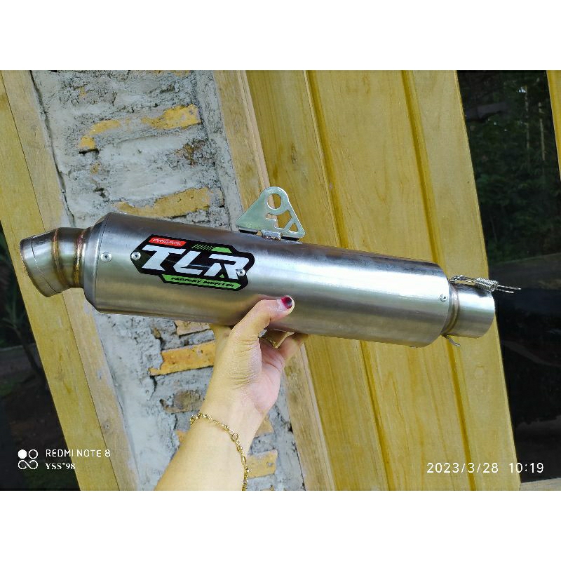 KNALPOT TLR BULAT JENONG SARANGAN FULL 30CM 50MM SUARA BASS ULEM, ADEM COCOK UNTUK MTOOR MP, TIGER, CB CLASIC, GL