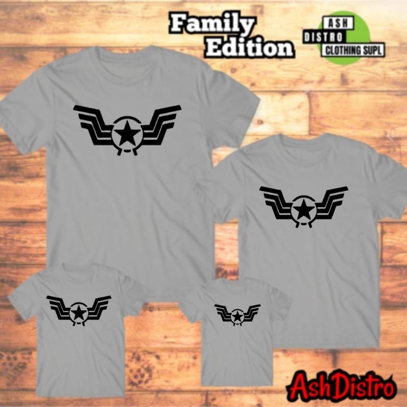 Baju kapel keluarga superhero / baju kapelan / kaos couple wonder woman