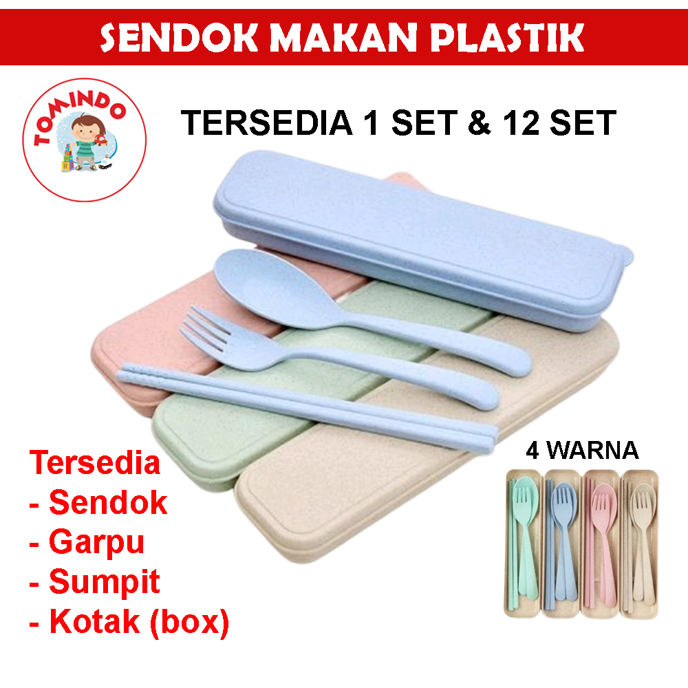 Sendok Makan Set Lengkap Plastik Tebal Untuk Traveling Anak Sekolah | Sendok Makan 1 Lusin Murah Gra