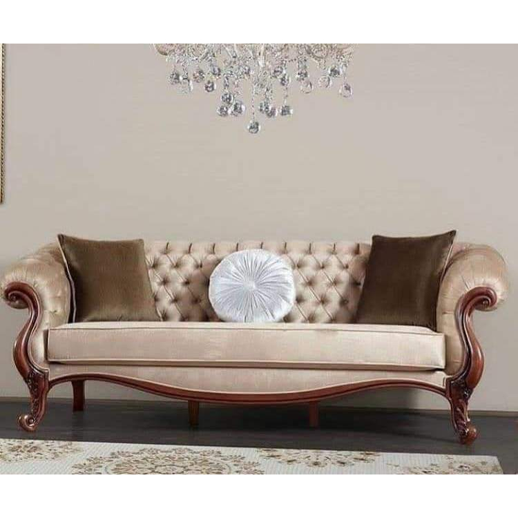 Sofa Desain Klasik Furniture Kayu Jati Pilihan Model Mewah Dan Elegan | Kursi Pelaminan Klasik | Kur