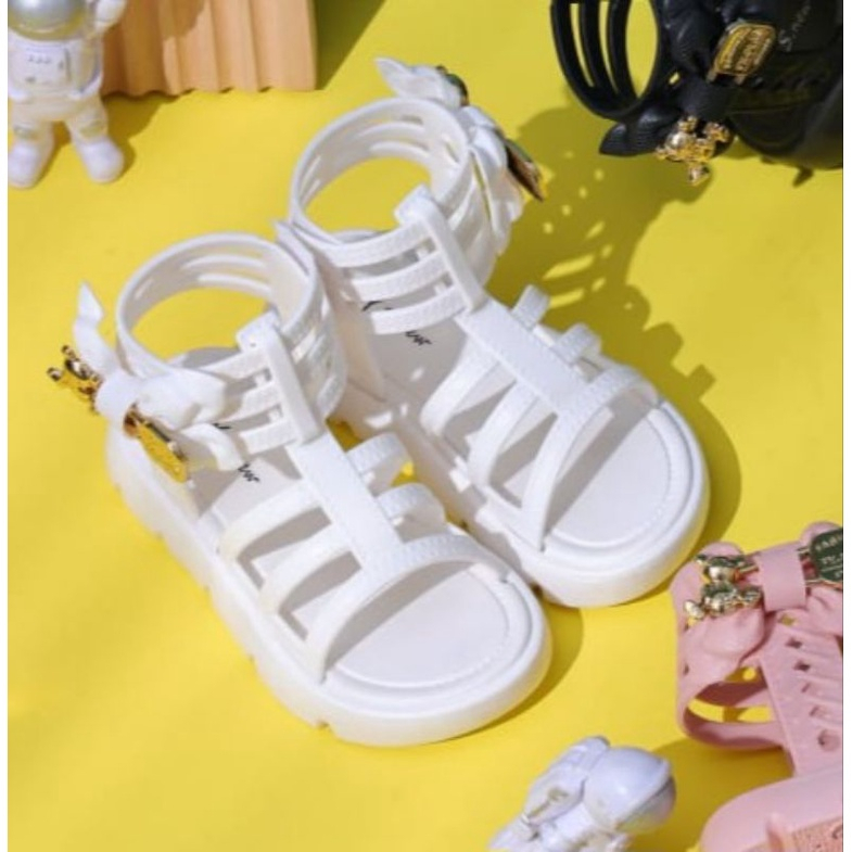 Sandal Anak Perempuan Import Tali Belakang Gladiator Boots Korea / Sandal Anak Gladiator Sepatu 1705-3