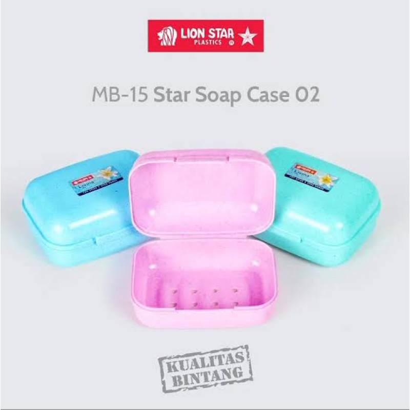 Lion Star MB15 Star Soap Case 02 Kotak Sabun Ceramic Tempat Sabun Batang