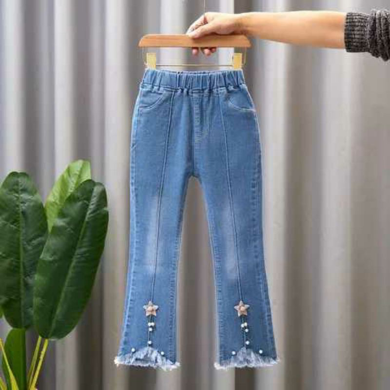 Celana Jeans Anak Perempuan Import Premium Mutiara/Celana Levis Anak Perempuan Import Umur 18 Bulan-5 Tahun