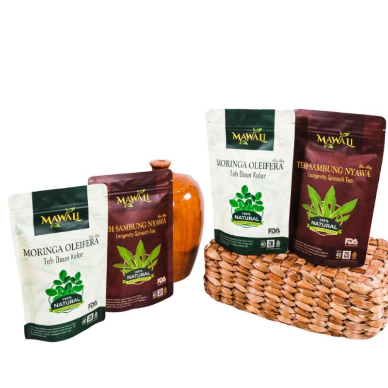 

Teh Herbal Mawali Sambung Nyawa plus Mawali Daun Kelor