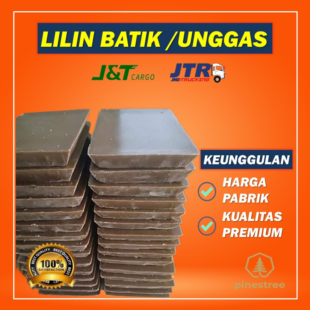 Malam / Lilin Cabut Bulu Bebek Hitam -1 kg