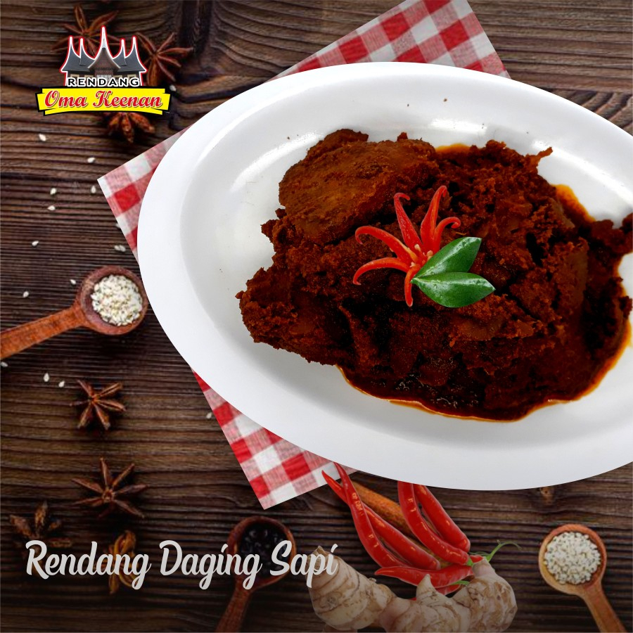 

Oma Keenan Rendang Daging Sapi 250gr Tanpa Pengawet Asli Minangkabau
