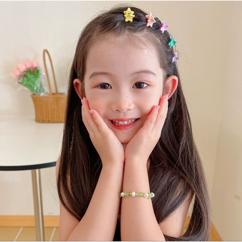 [100pcs] Jepit Rambut Anak Mini Karakter Set isi 100pcs Jepitan Poni Rambut Jepit Kutu Doff Baby Hair Clips