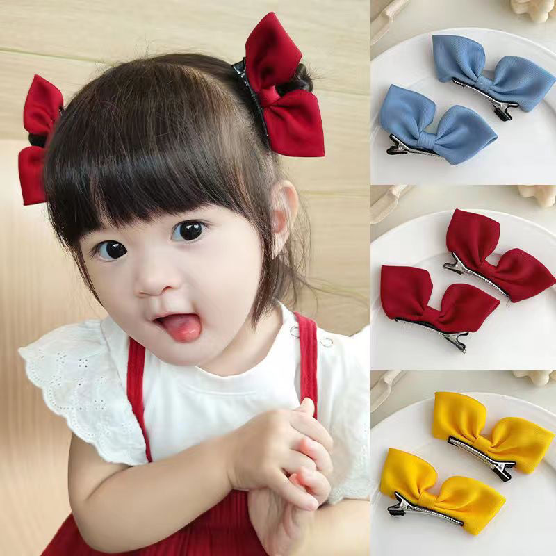 JEPITAN RAMBUT 2PCS / SET JEPITAN RAMBUT PITA TEGAK ANAK MODEL KOREA / JEPIT RAMBUT PITA LUCU ANAK MODEL KOREAN