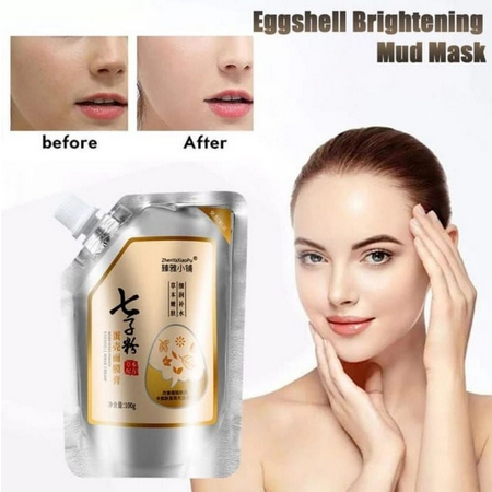 Peel Off Masker Pemutih Wajah Glowing Cepat 100g Masker Telur Ragi Pemutih Herbal Wajah