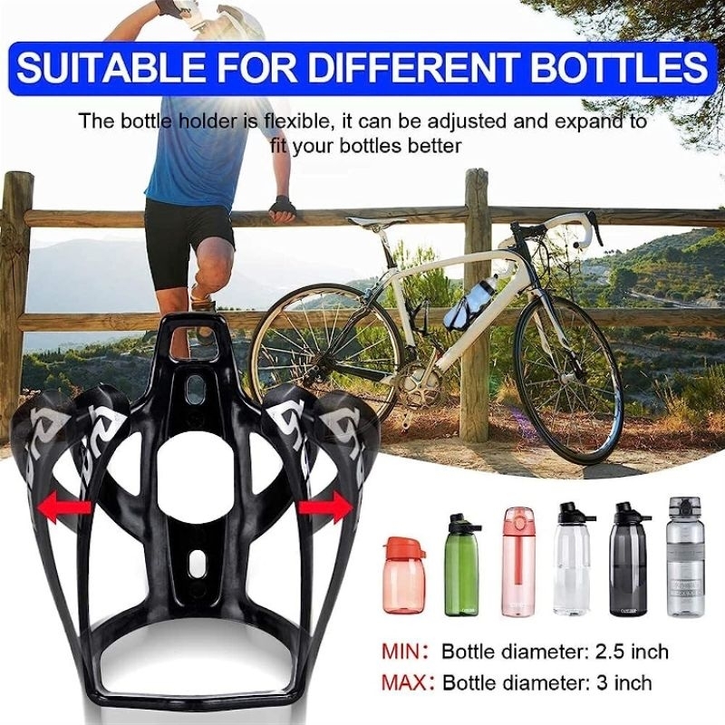 GoByGo Holder Botol Minum Sepeda Water Bottle Cage Adjustable - ZL0211