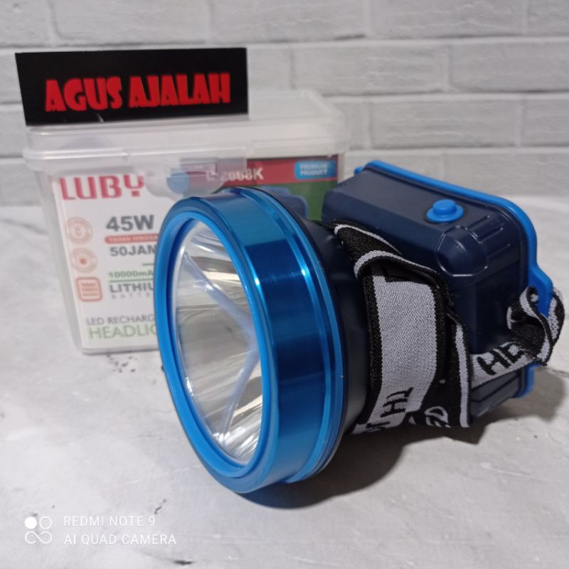 Senter Kepala Luby cahaya kuning 45watt L2868K cahaya sangat terang