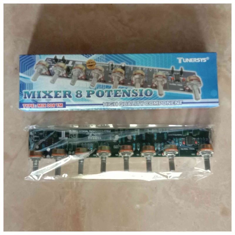 KIT MIXER 8 POTENSIO YAMAHA MIX 008 YM Control Audio