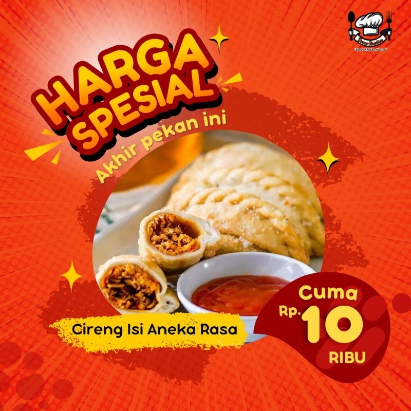 

CIRENG ISI AYAM SUWIR PEDAS / MAKANAN FROZEN / CIRENG VARIAN ISI / CAMILAN PEDAS /HALAL