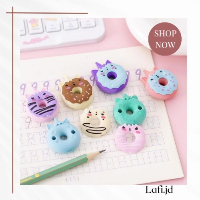 

ATK - Penghapus Pensil Model Donat Lucu