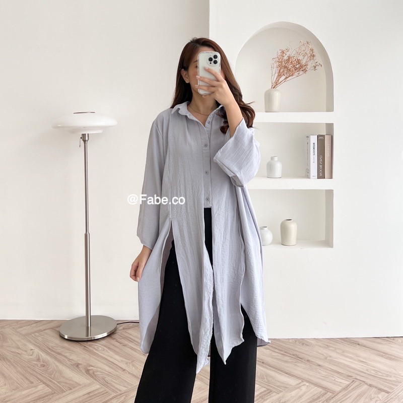 Lyra Tunik Crinkle Oversize Dress