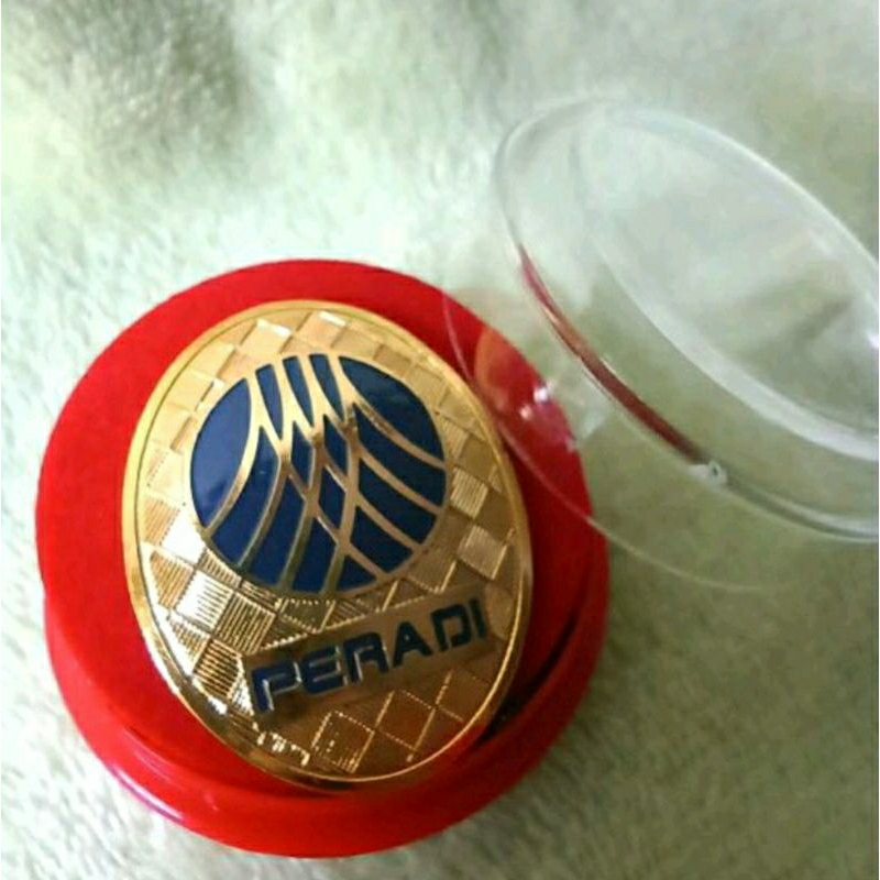 Pin PERADI Premium Pin Lencana Advokat Pengacara + Free Box