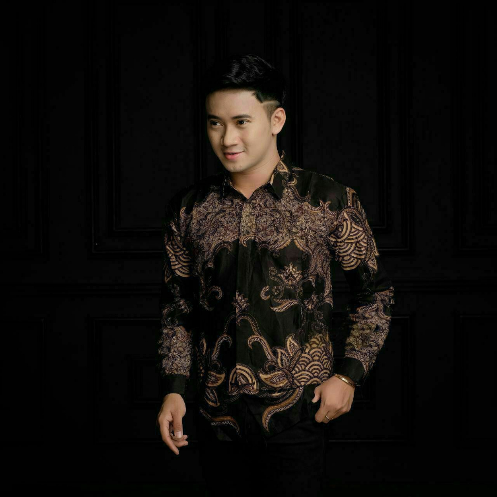 Batik Pria Kemeja Batik Pria Lengan Panjang size M L XL XXL