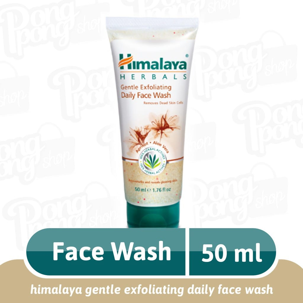 ✿ELYSABETHME✿ ᕼIᗰᗩᒪᗩYᗩ himalaya gentle exfodaily face wash 50ml sabun cuci muka untuk mengobati jerawat acne