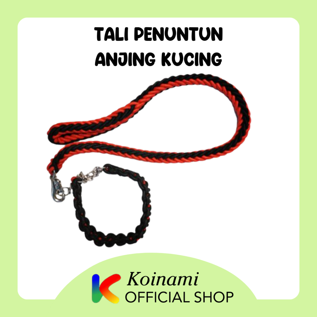 Tali anjing / tali penuntun anjing / collar anjing / rante anjing / aksesoris anjing / sweet