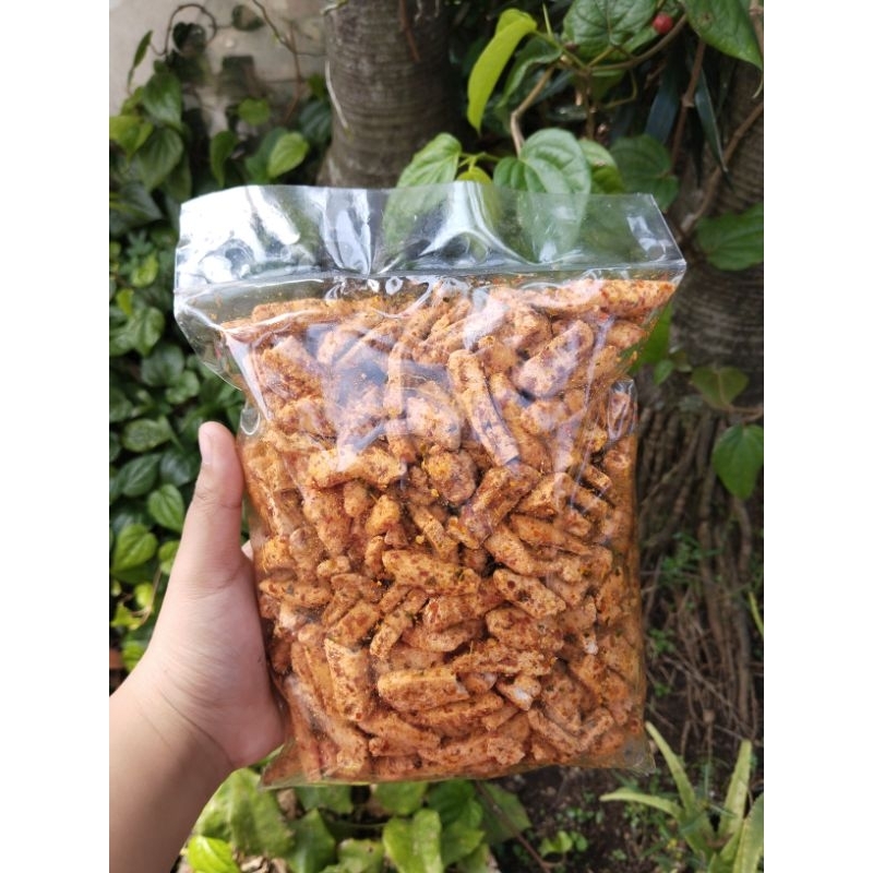 BASRENG PEDAS DAUN JERUK ISI 500GR ENAK &amp; RENYAH.