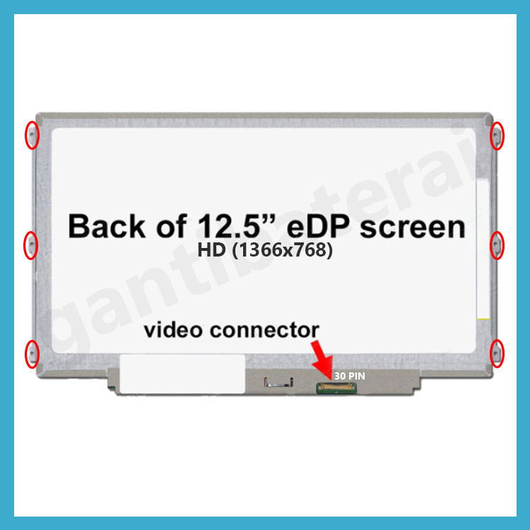 LCD LED Laptop Dell Latitude E7240 E7250 B125XTN02.0 non touch