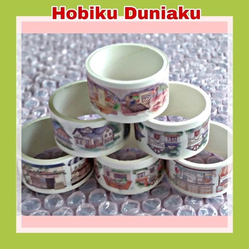 

Stiker Roll Kertas / Stiker Viral / Washi Tape Sticker / Selotip - PCS