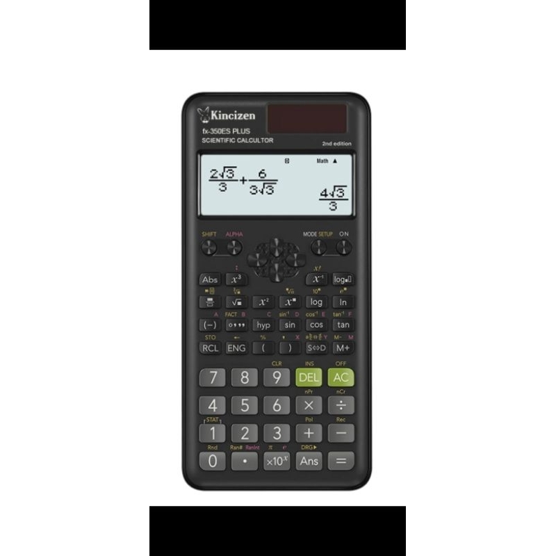 Kalkulator SCIENTIFIC KINCIZEN FX-350ES PLUS Calculator Sekolah Kuliah