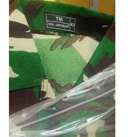 baju pdl tni halus velbed chevalier