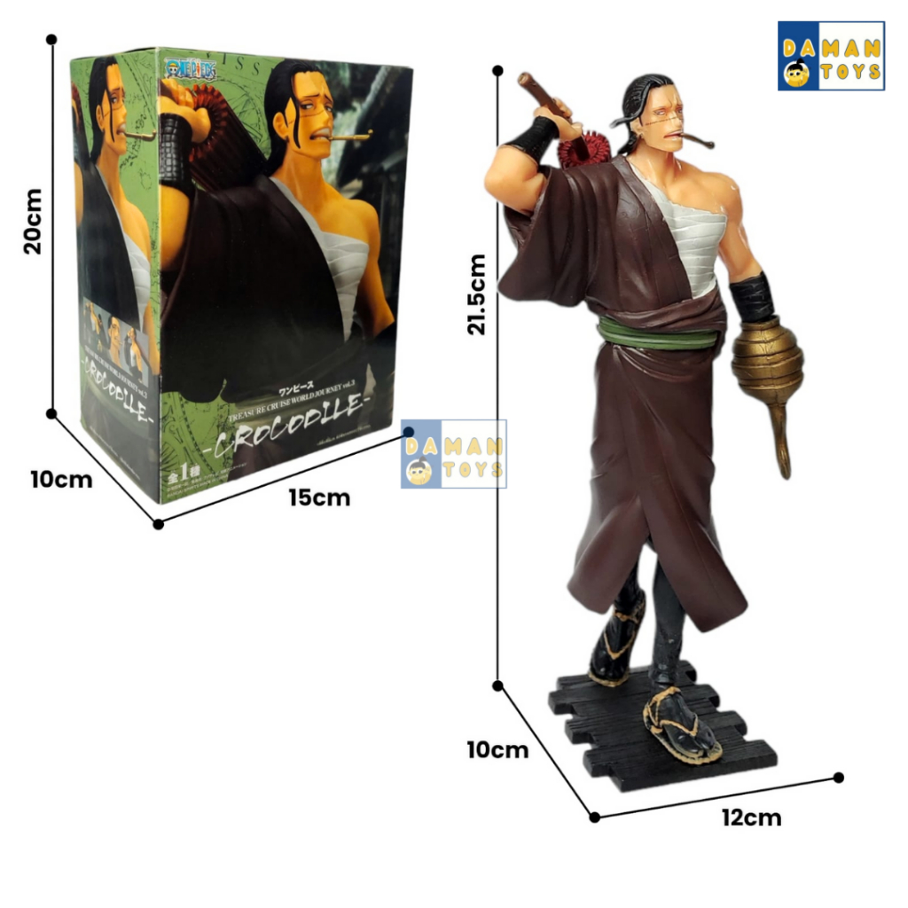 Action Figure One Piece Dracule Mihawk Crocodile Anime