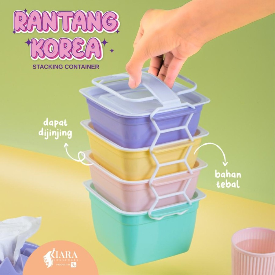 Rantang Korea Susun 4 | Rantang Makanan